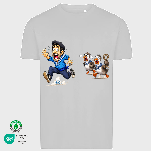Camiseta Colección Gansos (Diseño Basic) en color Blanco
